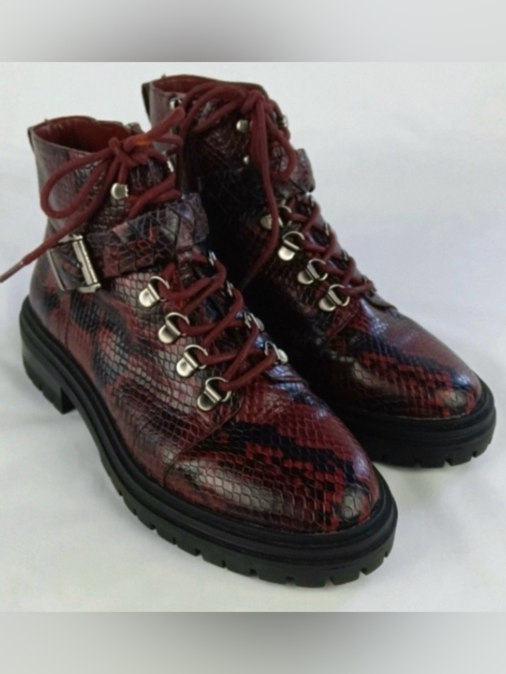 “Vince Camuto - Bindelia” Snakeskin Ankle Boots.